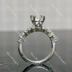 Doveggs pave engagement ring only semi-mount only(Exclusively to DovEggs Stones)