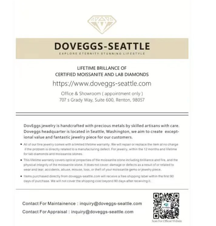 Doveggs bezel half eternity pave engagement ring semi-mount only(Exclusively to DovEggs stones)