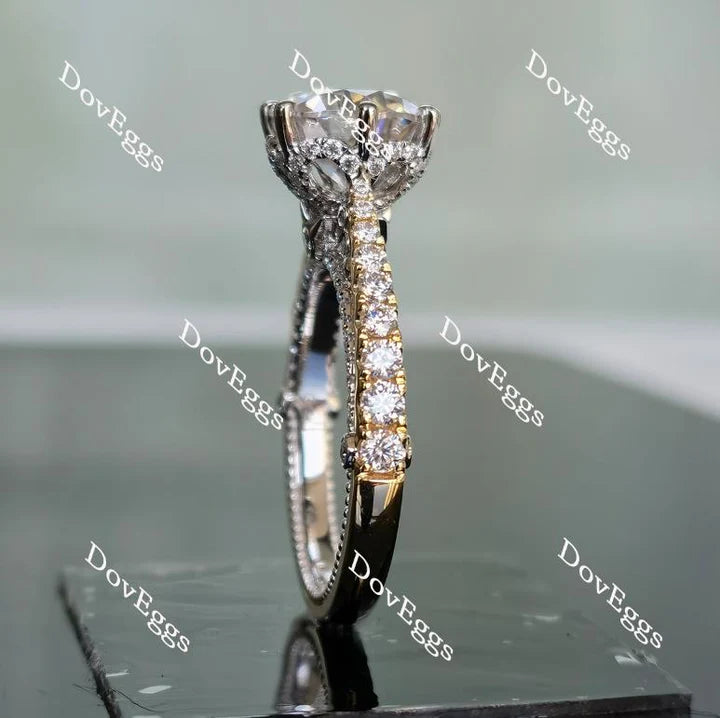 Doveggs vintage pave engagement ring only semi-mount only(Exclusively to DovEggs Stones)