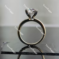 Doveggs solitaire engagement ring semi-mount only(Exclusively to DovEggs stones)