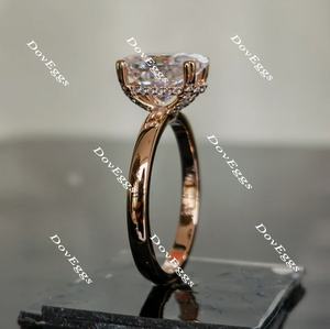 Doveggs pave engagement ring semi-mount only(Exclusively to DovEggs Stones)