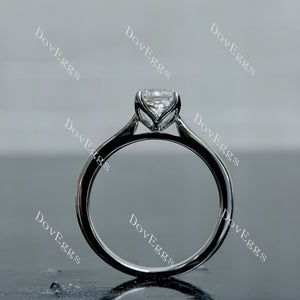 Doveggs Radiant Solitaire Lab Grown Diamond Engagement Ring