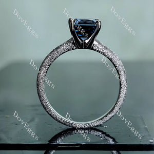 Doveggs solitaire textured engagement ring only semi-mount only(Exclusively to DovEggs Stones)