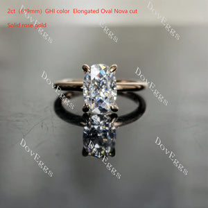 Doveggs solitaire engagement ring semi-mount only(Exclusively to DovEggs Stones)