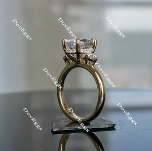 The Katherine pave engagement ring only semi-mount only(Exclusively to DovEggs Stones)