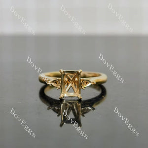 Doveggs vintage three-stones engagement ring semi-mount only(Exclusively to DovEggs Stones)