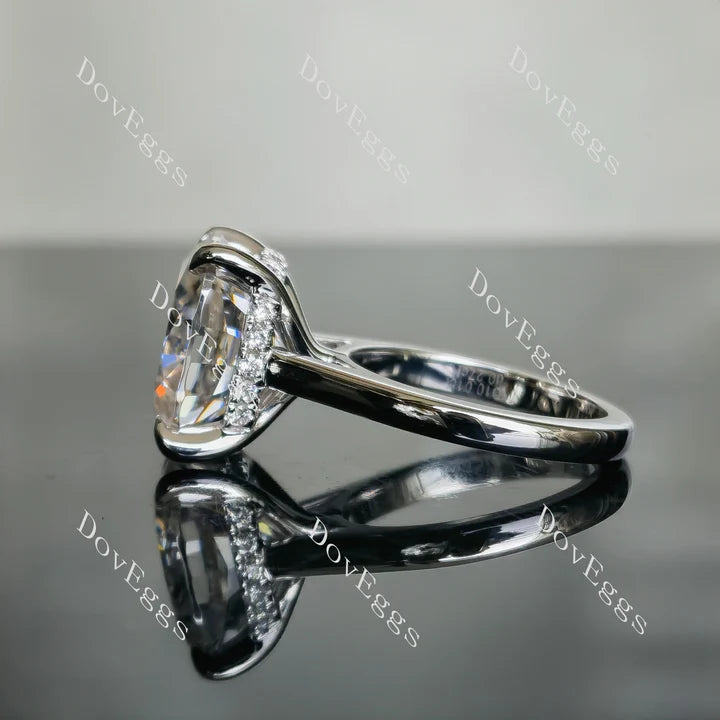 The Divine Halo engagement ring only semi-mount only(Exclusively to DovEggs Stones)