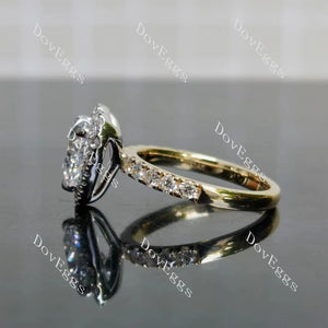 Julie’s Heart Halo Half Eternity Lab Grown Diamond Engagement Ring