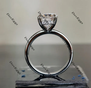 Doveggs pave engagement ring only semi-mount only(Exclusively to DovEggs Stones)