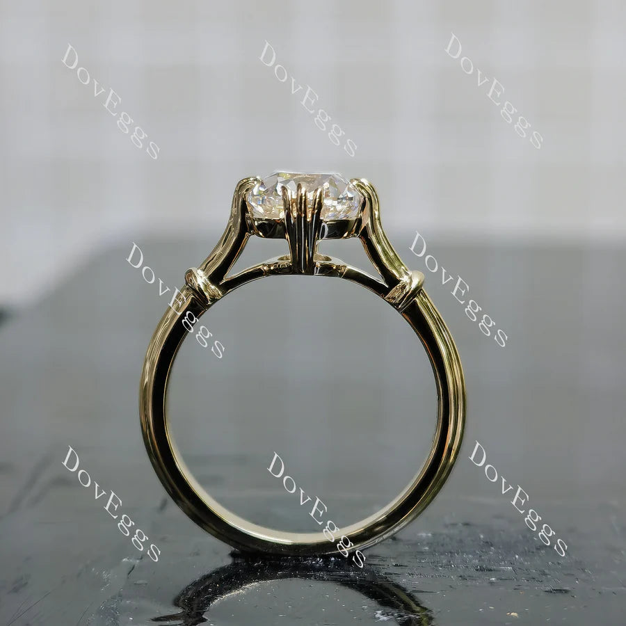 Doveggs solitaire engagement ring semi-mount only(Exclusively to DovEggs Stones)