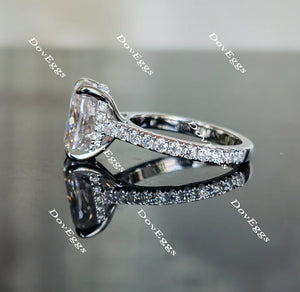 The Christina pave engagement ring only semi-mount only(Exclusively to DovEggs Stones)