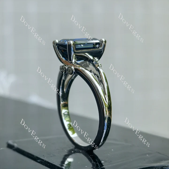 Doveggs split shanks engagement ring semi-mount only(Exclusively to DovEggs Stones)