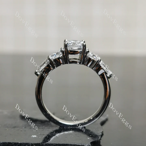 Doveggs side stones engagement ring semi-mount only(Exclusively to DovEggs Stones)