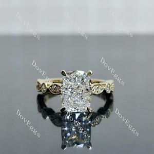 Doveggs pave engagement ring semi-mount only(Exclusively to DovEggs Stones)