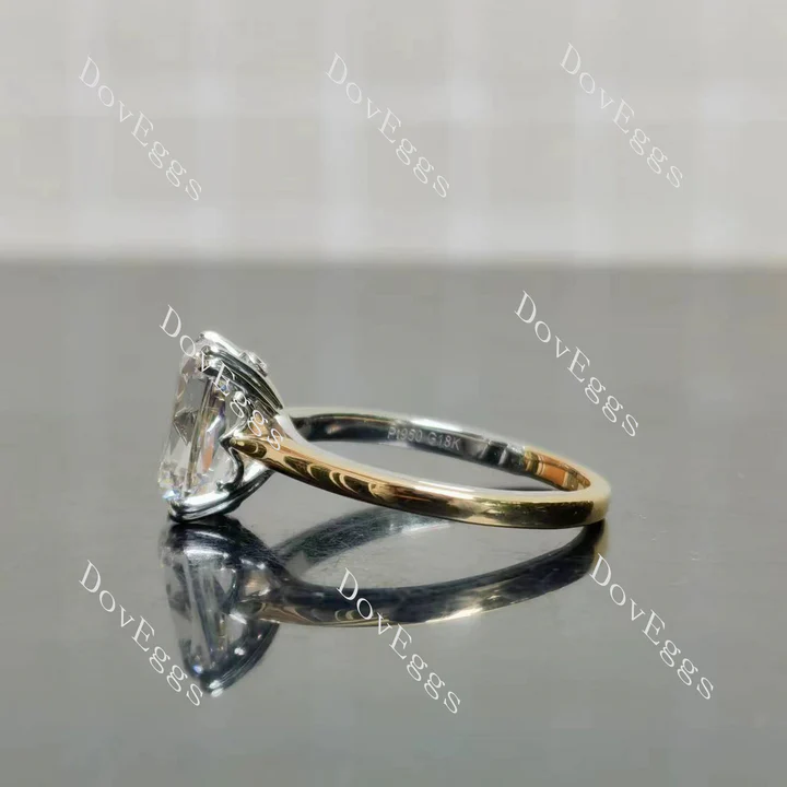 Doveggs solitaire engagement ring semi-mount only(Exclusively to DovEggs Stones)