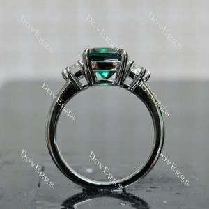 Doveggs three stones engagement ring semi-mount only(Exclusively to DovEggs Stones)