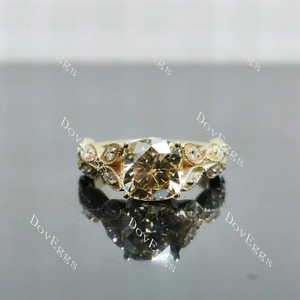 Doveggs vintage engagement ring semi-mount only(Exclusively to DovEggs Stones)