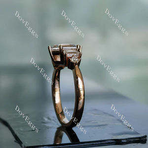 Doveggs side stones engagement ring semi-mount only(Exclusively to DovEggs Stones)