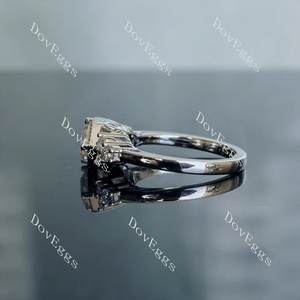 Doveggs side stones engagement ring semi-mount only(Exclusively to DovEggs Stones)