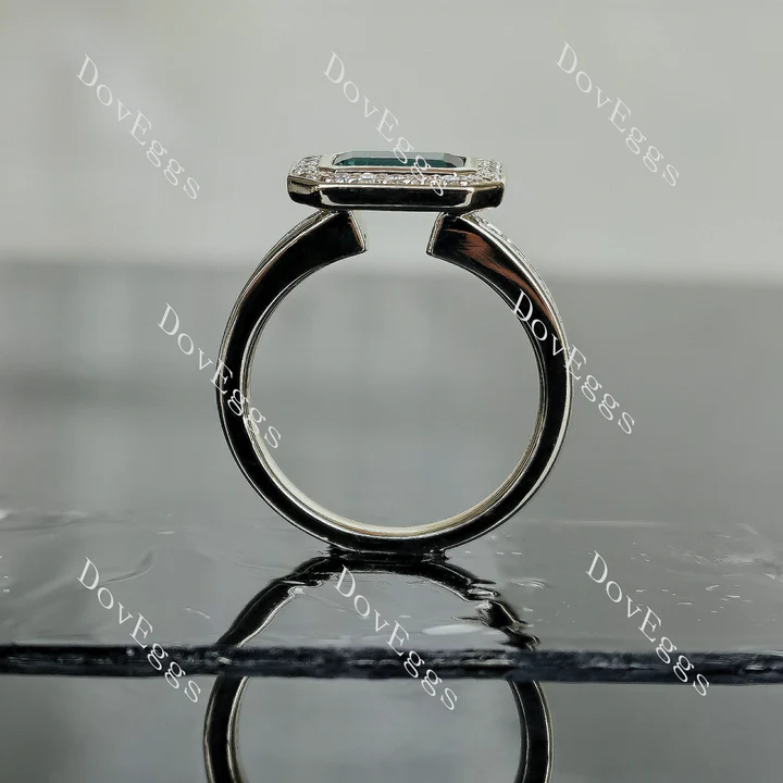 Doveggs halo engagement ring semi-mount only(Exclusively to DovEggs Stones)