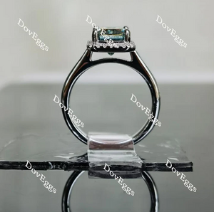 Doveggs halo engagement ring semi-mount only(Exclusively to DovEggs Stones)