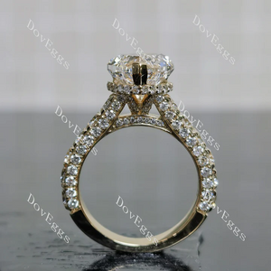 Doveggs vintage pave engagement ring semi-mount only(Exclusively to DovEggs Stones)