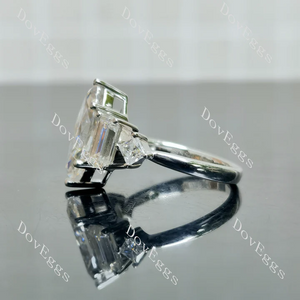 Doveggs side stones engagement ring semi-mount only(Exclusively to DovEggs Stones)