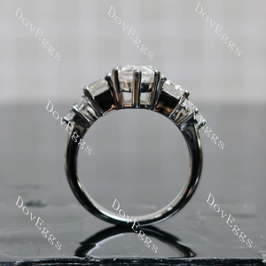 Doveggs side stones engagement ring semi-mount only(Exclusively to DovEggs Stones)