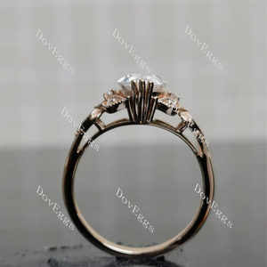 Doveggs vintage engagement ring semi-mount only(Exclusively to DovEggs Stones)