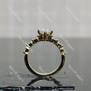 Doveggs pave engagement ring semi-mount only(Exclusively to DovEggs Stones)