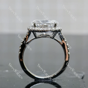 Doveggs halo engagement ring semi-mount only(Exclusively to DovEggs Stones)