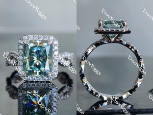 Doveggs full eternity pave engagement ring only semi-mount only(Exclusively to DovEggs Stones)