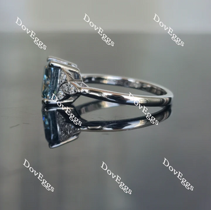 Doveggs side stones engagement ring only semi-mount only(Exclusively to DovEggs Stones)