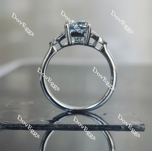 Doveggs side stones engagement ring only semi-mount only(Exclusively to DovEggs Stones)