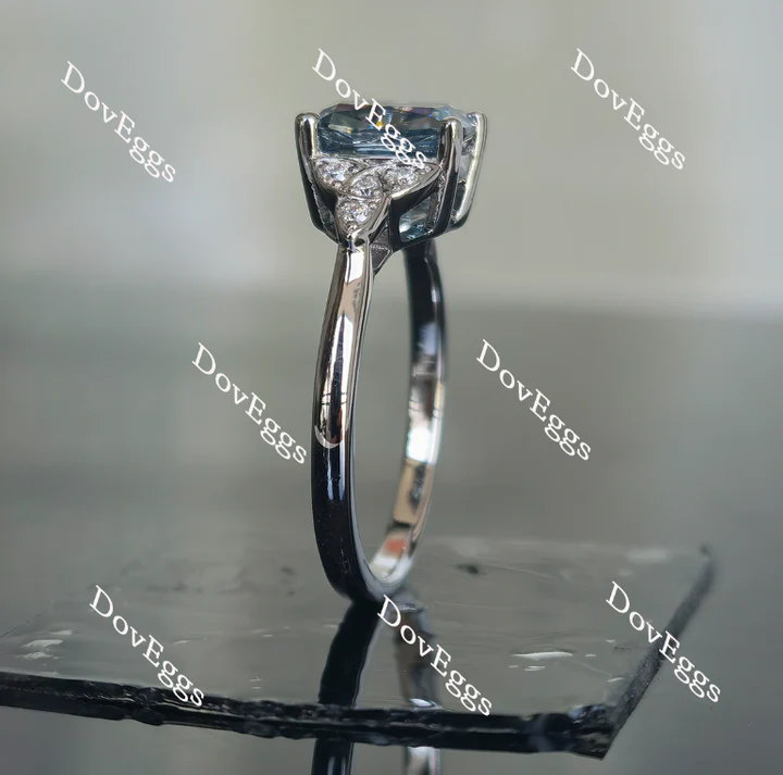 Doveggs side stones engagement ring only semi-mount only(Exclusively to DovEggs Stones)