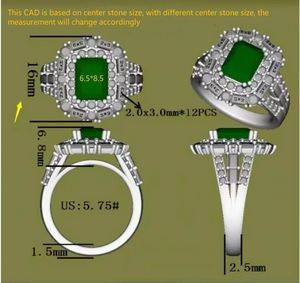 Doveggs double halo split shanks engagement ring only semi-mount only(Exclusively to DovEggs Stones)