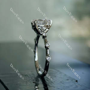 Doveggs pave engagement ring only semi-mount only(Exclusively to DovEggs Stones)