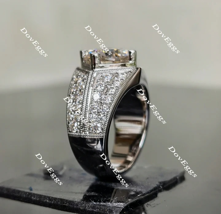 Doveggs pave engagement ring only semi-mount only(Exclusively to DovEggs Stones)