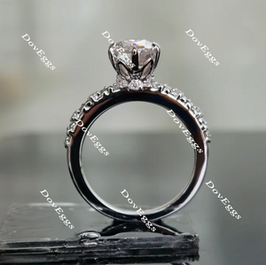 Doveggs art deco vintage engagement ring only semi-mount only(Exclusively to DovEggs Stones)