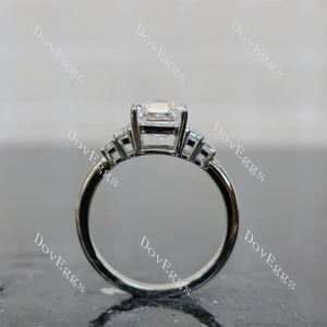 DovEggs side stones engagement ring semi-mount only(Exclusively to DovEggs Stones)