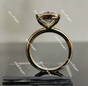 Wendyann's bezel setting solitaire engagement ring only semi-mount only(Exclusively to DovEggs Stones)