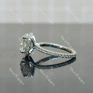 DovEggs halo full eternity engagement ring semi-mount only(Exclusively to DovEggs Stones)