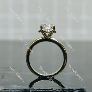 Doveggs pave engagement ring semi-mount only(Exclusively to DovEggs Stones)