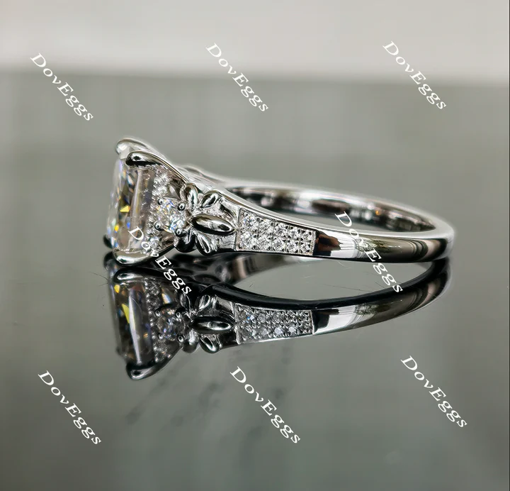 Doveggs art deco engagement ring semi-mount only(Exclusively to DovEggs Stones)