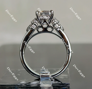 Doveggs art deco engagement ring semi-mount only(Exclusively to DovEggs Stones)