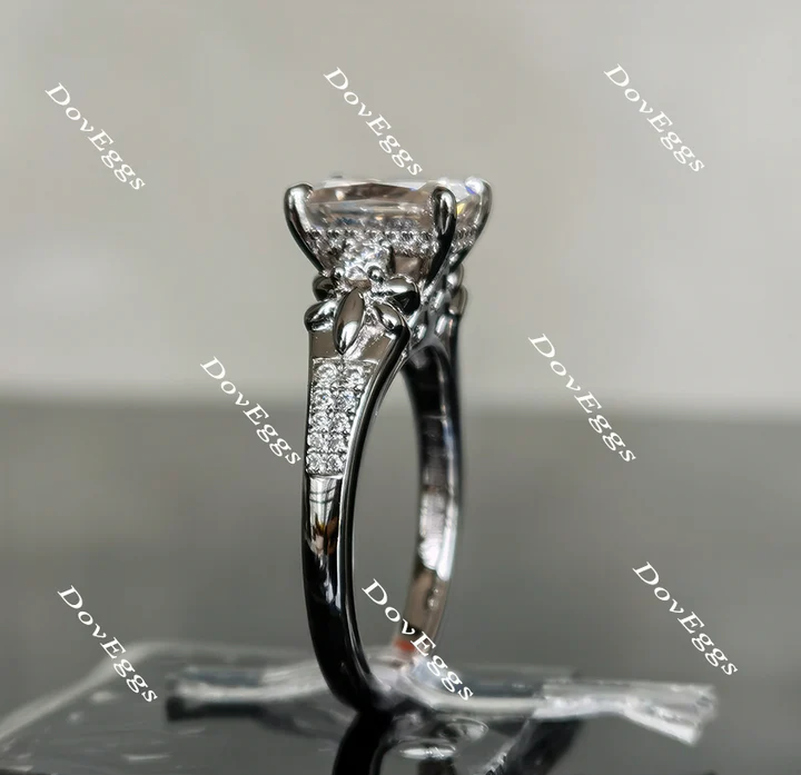 Doveggs art deco engagement ring semi-mount only(Exclusively to DovEggs Stones)