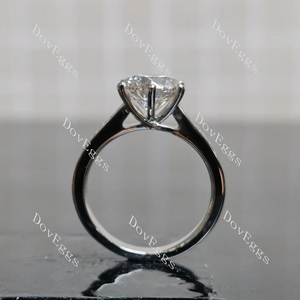 Doveggs half eternity pave engagement ring semi-mount only(Exclusively to DovEggs Stones)