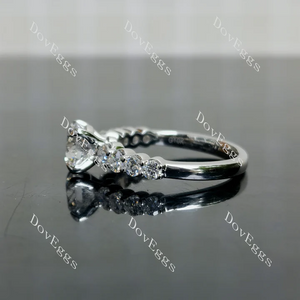 Doveggs pave engagement ring semi-mount only(Exclusively to DovEggs Stones)