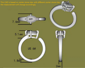 Doveggs solitaire engagement ring semi-mount only(Exclusively to DovEggs Stones)