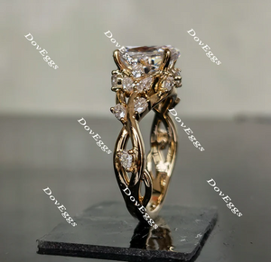 DoveEggs art deco engagement ring semi-mount only(Exclusively to DovEggs Stones)